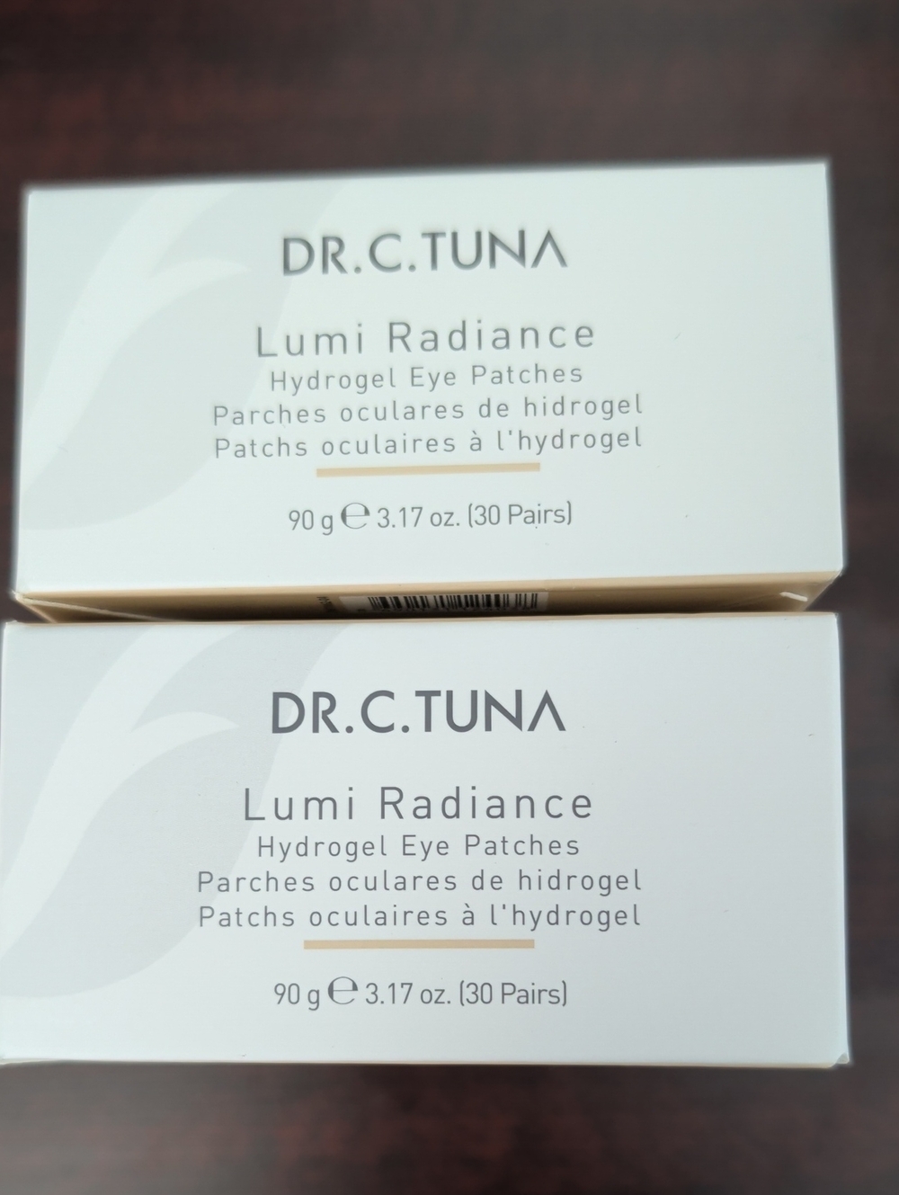 Farmasi Dr. C. Tuna Lumi Radiance Eye Patches — White & Gold Accents